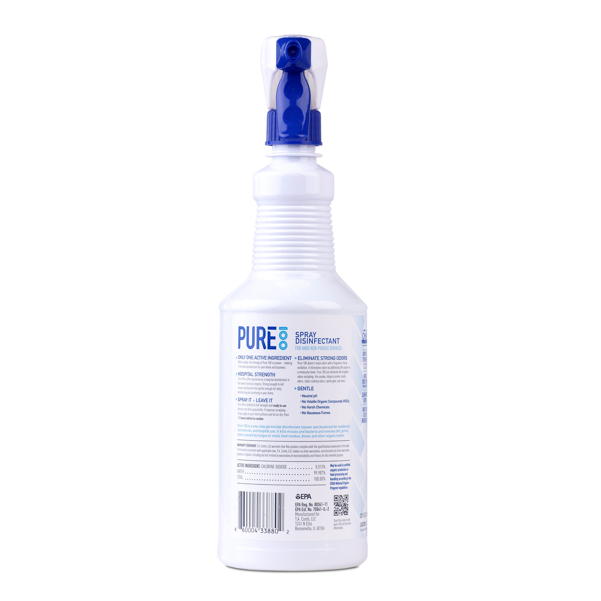 Pure 100 Spray Disinfectant (32 oz)